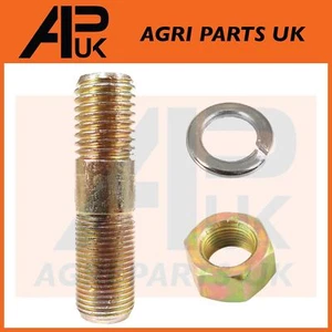 Borchia di montaggio timone e dado e rondella 5/8" per trattore Ferguson TEA20 TED20 TEF20 - Foto 1 di 2