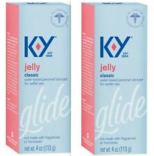 K-Y KY Jelly Personal Lubricant 4oz ( 2 pack )  ~