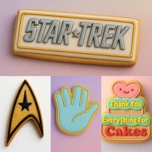 Star Trek 3er Set Keksausstecher - Bild 1 von 14