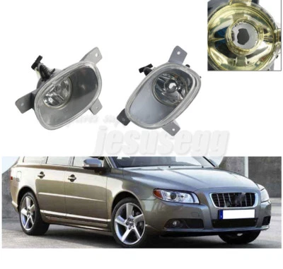2Pcs Left and Right Front Bumper Fog Light Lamp For Volvo S80 1999-2006 Foto 1 de 4