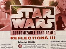 Star Wars CCG Reflections III Individual Cards (You Pick)