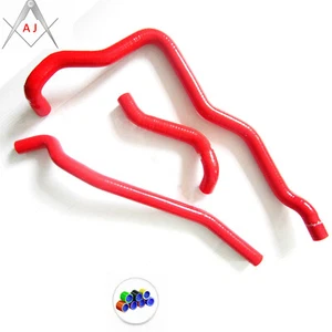 Red For 2003-2007 Suzuki Vinson 500 LT-F500F ATV Silicone Radiator Coolant Hose - Picture 1 of 3