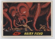 1962 Topps Bubbles Mars Attacks! Hairy Fiend #42 12qi