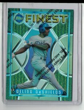 1995 Topps Finest Delino DeShields Los Angeles Dodgers #74 Refractor