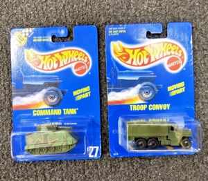 Hot Wheels Vintage Moving Parts Vintage Troop Convoy #7 & Command Tank #27 - Picture 1 of 24