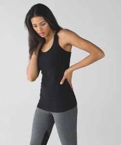 Lululemon Cool Racerback in Black size 4 - Picture 1 of 5