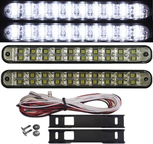 Luce di marcia diurna a LED luminosa 20SMD per Audi A4 8E B6 berlina Avant A5 8B 8T 8T3 8F - Foto 1 di 2