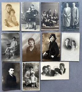 Judíos polacos Lomza Nueva York y El Cairo lote de 11 fotografías RPPC judíos años 1920-1930 - Imagen 1 de 9