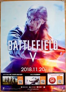 Battlefield V RARE PS4 XBOX ONE 51.5cm x 73cm Japanese Promotional Poster - Picture 1 of 1