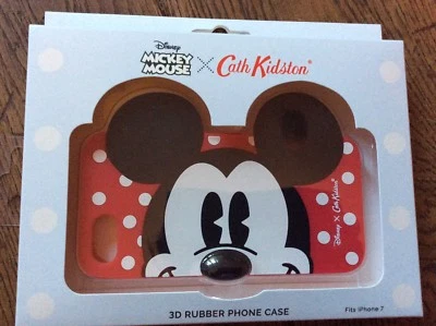 BNIB New Cath Kidston Disney Mickey Mouse 3D Rubber Phone Case iPhone 7 - Image 1 of 3
