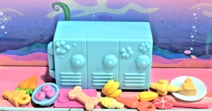 LITTLEST PET SHOP AUTHENTIC BLUE LOCKER AND FOOD ACCESSORIES - Picture 1 of 4