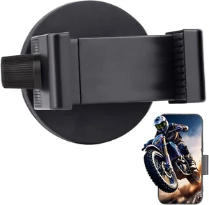 Soporte magnético fuerte para montaje para teléfono de motocicleta, antideslizante y antiarañazos, negro - Imagen 1 de 8
