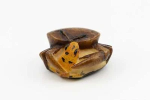 Vintage Crab Golden Frog Tagua Nut - Picture 1 of 10