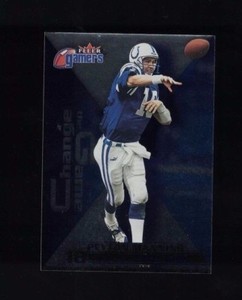 2000 FLEER GAMERS CHANGE THE GAME PEYTON MANNING #8 Indianapolis Colts (C)
