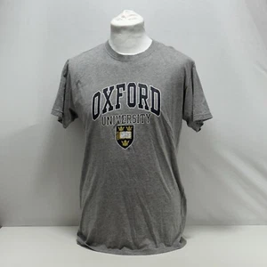 T-shirt grigia ufficiale Oxford University logo, taglia L - ottime condizioni - Foto 1 di 7