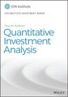 CFA Institute - Quantitative Investment Analysis - New Hardback - J245z