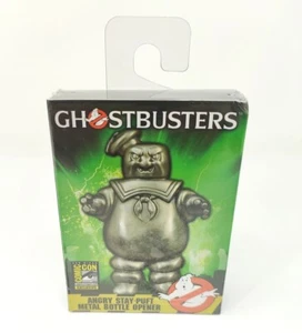 GHOSTBUSTERS 2015 SDCC  STAY PUFT Magnetic Metal Bottle Opener Diamond Select - Picture 1 of 4