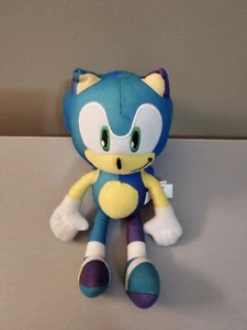  Peluche Sonic the Hedgehog Toy Factory 6" multicolor púrpura/verde azulado/azul degradado - Imagen 1 de 8