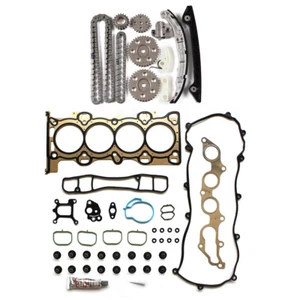 ✅Timing Chain Kit Head Gasket Set For 01-09 Ford Ranger Mazda B2300 2.3L l4 DOHC - Picture 1 of 19