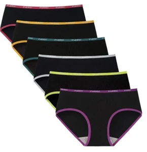 Women's Underwear Cotton Panties Hipster Regular & Plus Size Pack of 6 Size L - Picture 1 of 5