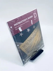 Intro To American History D Grade (Instructor's Guide) - BookShark - Loose-leaf - Bild 1 von 2
