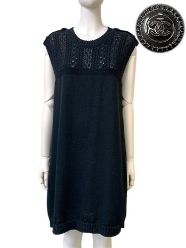 Abito CHANEL originale al 100% P53710 taglia42 nero