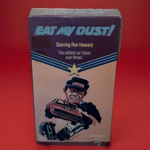 Factory Sealed Eat My Dust - Embassy Home Entertainment - Ron Howard - VHS New - Picture 1 of 5