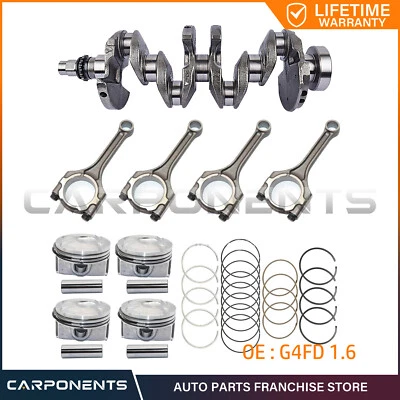 G4FD Engine Overhaul Rebuild Kit Fit Hyundai Accent Kia Soul 1.6L DOHC 2012-2016 - Image 1 of 4