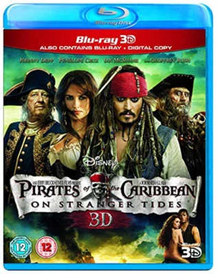 Pirates of the Caribbean: On Stranger Tides Blu-ray (2011) Johnny Depp - Image 1 of 4