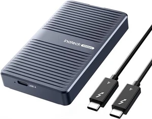 Inateck 40Gbps M.2 NVMe SSD Gehäuse USB 4.0/Thunderbolt 3/4 PCIe 2280 M-Key - Afbeelding 1 van 8