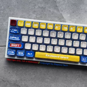 GUNDAM Transparent Keycaps Set PBT Dyesub SAX For Cherry MX Mechanical Keyboards - Picture 1 of 9