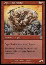Magic the Gathering MTG Ogre Taskmaster (206) Mercadian Masques   NM
