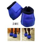 Durable 1 Pair Horses Bell Boots Equine Protector Equestrian