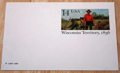 Scott #UX113 --- Wisconsin Territory, 1836 - Image 1 of 2