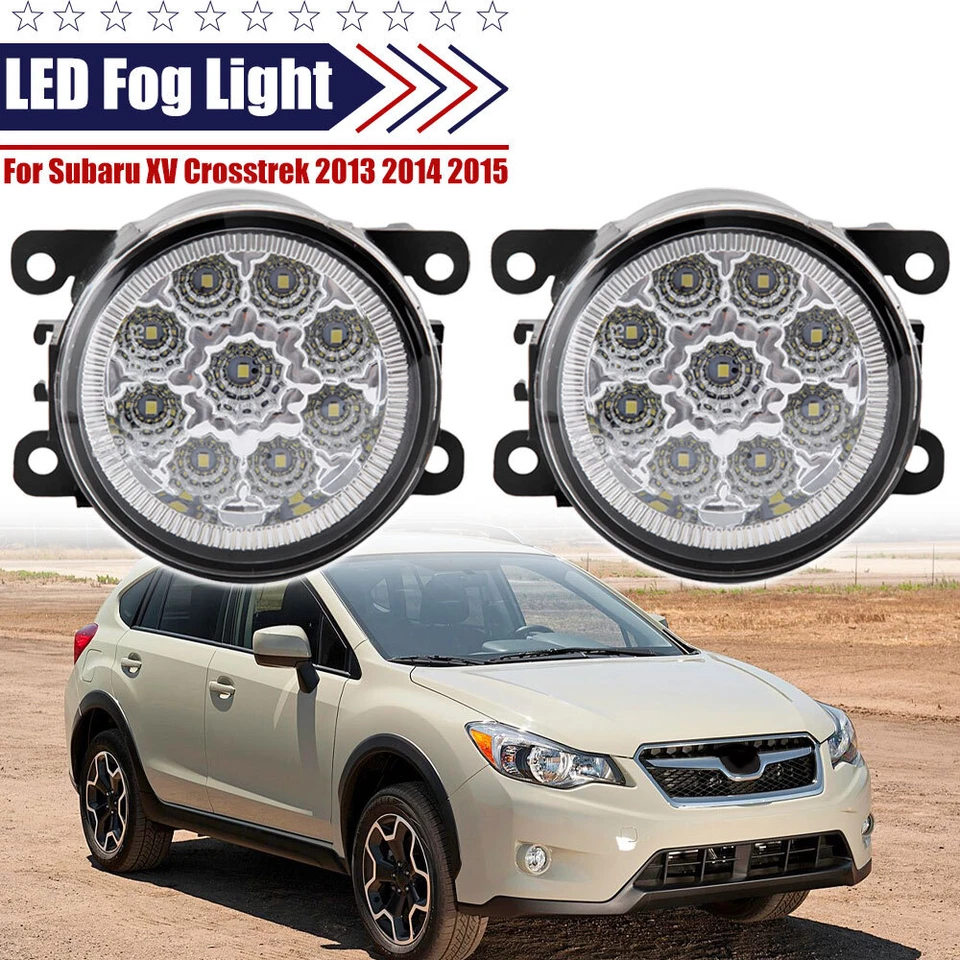 2 piezas luces antiniebla LED lámpara de parachoques delantero para Subaru XV Crosstrek 2013 2014 2015 Foto 1 de 4