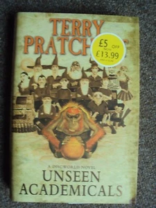UNSEEN ACADEMICALS TERRY PRATCHETT DISCWORLD NOVEL 37 UNREAD HARDBACK - Imagen 1 de 1
