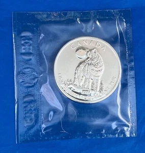 Timber Wolf Canadian Wildlife .9999 Silver 1oz Coins Mint Sealed Wrap BU - Picture 1 of 5