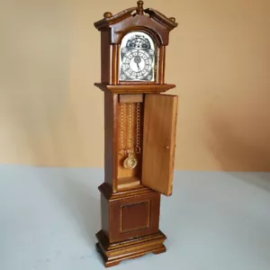 1/12 Scale Dollhouse Miniature Vintage Roman Standing Clock Furniture Accessorie - Picture 1 of 4