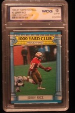 1986-87 Topps Jerry Rice #2  WCG Gem MT 10  San Francisco 49ers  1000 Yard Club