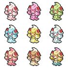 1.5 Pokémon Pokéball Pattern Sprite PC Icon Pixel Glossy Waterproof  Sticker Art