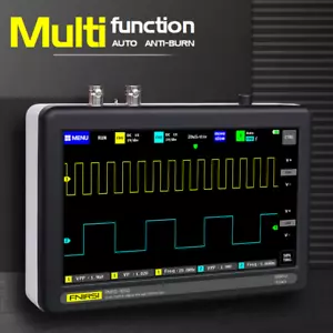 FNIRSI 7" Oscilloscopio Tablet Digitale 2CH 100MHz Larghezza di Banda 1GS Frequenza di Campionamento - Foto 1 di 19