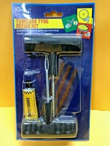 1 X KIT DE REPARACIÓN DE NEUMÁTICOS SIN TUBO INCLUYE 2 x HERRAMIENTA RASP AGUJA DE OJO DIVIDIDO - Imagen 1 de 4
