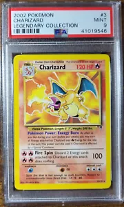 2002 Pokemon Legendary Collection Theme Deck #3 Charizard Non Holo PSA 9 Mint - Picture 1 of 2