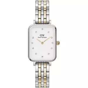 DANIEL WELLINGTON Quadro Lumine 5-link two-tone Silver DW00100625 DI ESPOSIZIONE - Imagen 1 de 3