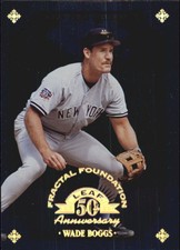 1998 Leaf Fractal Foundations Baseball #48 Wade Boggs /3999