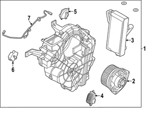 Genuine Nissan Evaporator Core 27280-6SA0A - Picture 1 of 1