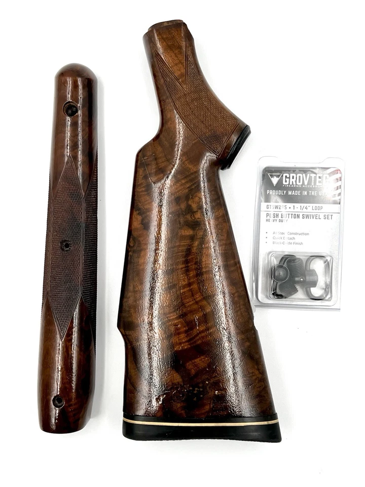Browning Model B78 Sporter Stock & Forearm Set Gloss - Slight Damage, See Photos - Image 1 of 4