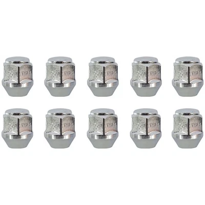 10 Tuercas de Rueda Plateadas Cuello Cónico Cerrado 60° M12x1.25 25mm Tuercas para Datsun Foto 1 de 4