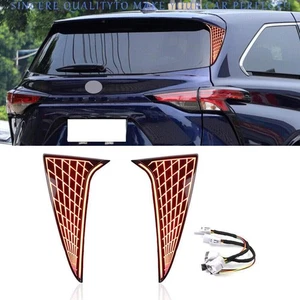 For Toyota Sienna 2021-25 Rear Window Pillar Lamp LED Trunk Tail Brake Light 2x - Picture 1 of 5