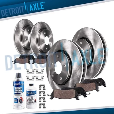 10pc Front Rear Disc Rotors Brake Pads for 2014 - 2017 Subaru Forester Crosstrek - Image 1 of 4